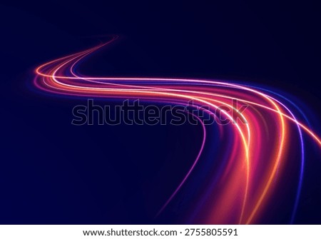 Neon ruby acceleration beams converge toward horizon. Dynamic light trails create futuristic transport effect. Abstract PNG illustration prepared for digital artwork.