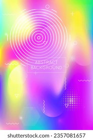 Neon Shape. Light Fluorescent Backdrop. Hologram Pattern. Science Dots. Motion Flyer. Blue Shiny Background. Magic Concept. Gradient Fluid. Violet Neon Shape
