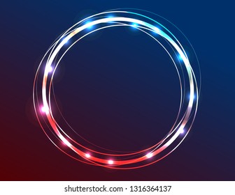 Neon shine frame