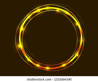Neon shine frame