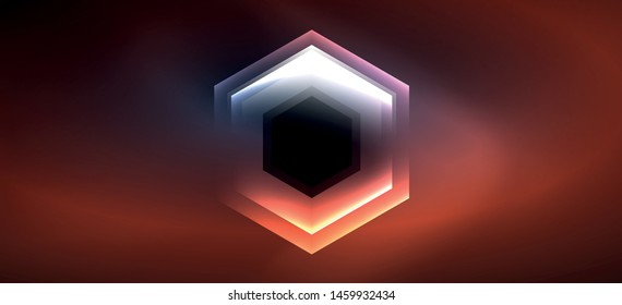 Fondo de color brillante neón. Resumen de una plantilla web colorida. Concepto de tecnología moderna geométrica. Diseño de banner de fondo abstracto vectorial.