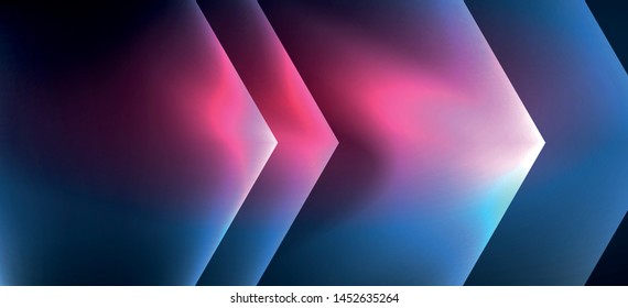 Neon shiny color lines background. Abstract colorful web template Geometric modern technology concept. Vector abstract background banner design.