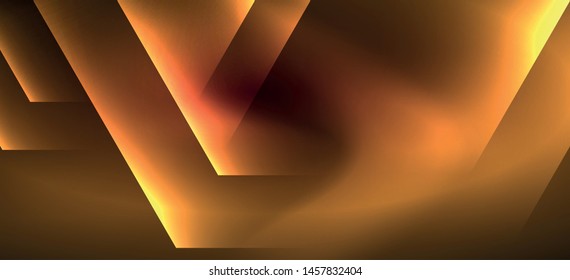 Neon shiny color lines background. Abstract colorful web template Geometric modern technology concept. Vector abstract background banner design.