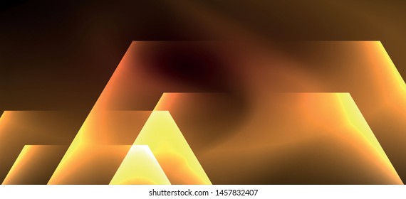 Neon shiny color lines background. Abstract colorful web template Geometric modern technology concept. Vector abstract background banner design.