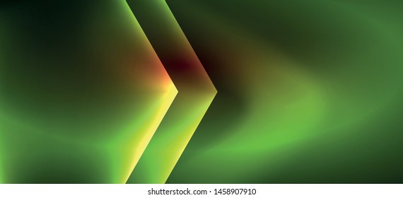 Neon shiny color lines background. Abstract colorful web template Geometric modern technology concept. Vector abstract background banner design.