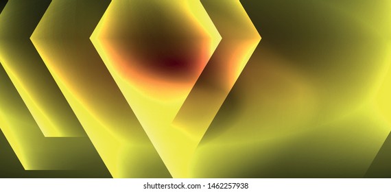 Neon shiny color lines background. Abstract colorful web template Geometric modern technology concept. Vector abstract background banner design.