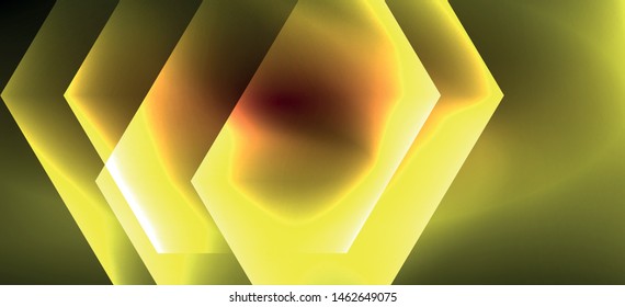 Neon shiny color lines background. Abstract colorful web template Geometric modern technology concept. Vector abstract background banner design.