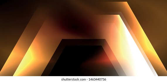 Neon shiny color lines background. Abstract colorful web template Geometric modern technology concept. Vector abstract background banner design.