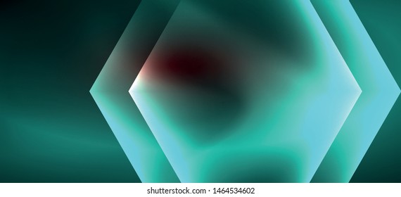 Fundo de linhas de cores brilhantes neon. Modelo colorido abstrato web conceito moderno geométrico de tecnologia. Design de banner de plano de fundo abstrato do vetor.