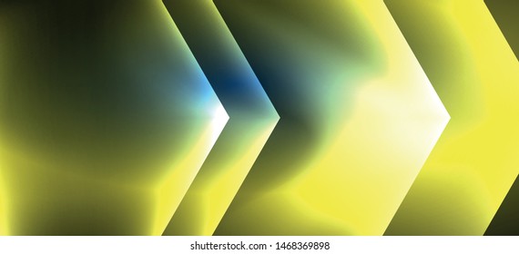 Neon shiny color lines background. Abstract colorful web template Geometric modern technology concept. Vector abstract background banner design.