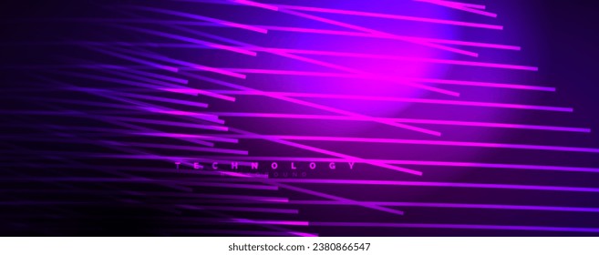 Líneas abstractas de luz brillante neón, fondo abstracto concepto de vigas de luz. Ilustración vectorial para fondo de escritorio, pancarta, fondo, tarjeta, ilustración del libro, página de inicio
