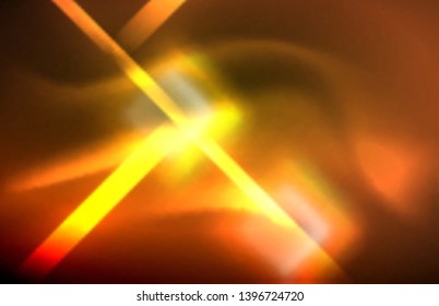 Luces neones brillantes sobre el negro, tecno moderno plantilla, diseño moderno