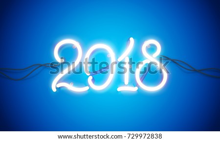 Neon sign 2018
