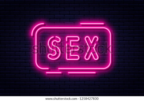 Neon Sign Adults Only 18 Plus Image Vectorielle De Stock Libre De Droits 1258427830