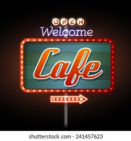 Neon Sign Cafe