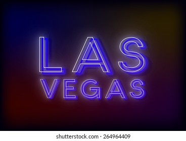 Neon sign, design for your business. Bright attracts the attention of a luminous sign saying - Neon light. Glowing Neon light. EPS10 vector image.
