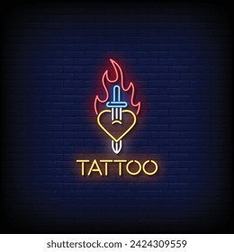 Neon Sign tattoo and