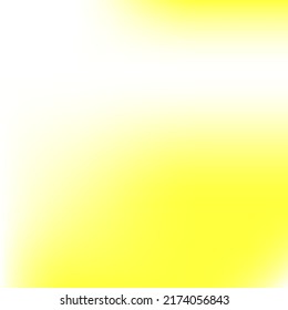 Neon Smooth Multicolor Vibrant Blurry Background. Yellow Color Watercolor Liquid Gradient Backdrop. Vivid Light Fashion Vector Gradient Mesh. Lemon Spotlight Trendy Bright White Design Picture.