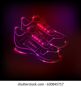     Neon sneakers 