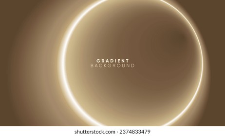 Neon space Circle. Vector Banner Background. For Presentation, Promotion and Announcement.	