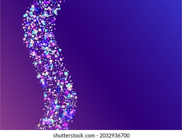 Neon Sparkles. Shiny Festival Wallpaper. Purple Metal Glare. Disco Banner. Bright Foil. Carnival Tinsel. Modern Art. Kaleidoscope Confetti. Blue Neon Sparkles