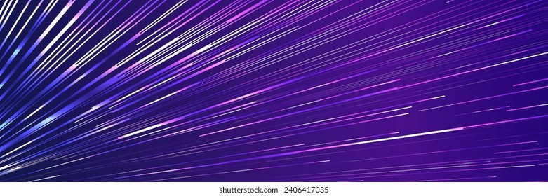 Efecto de banda de fondo del vector de línea de velocidad de neón