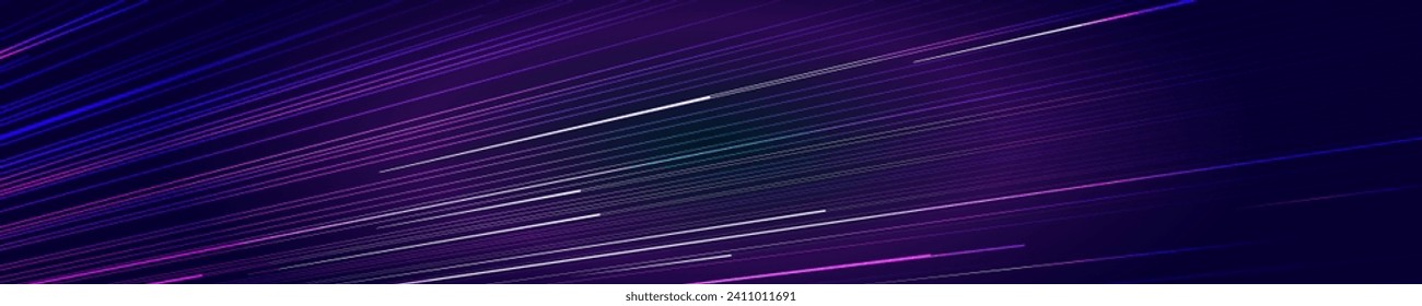 Neon speed line vector background stripe effect