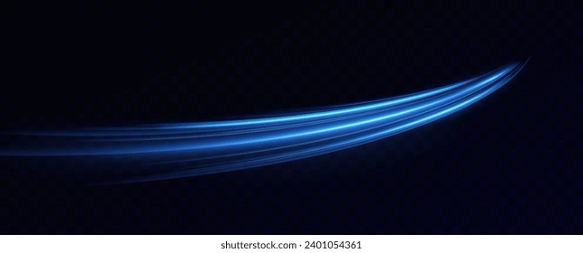 Neon speed lines. Dynamic light motion traces. Light trace wave, trace line.Futuristic neon light lines. Light movement effect, Neon speed lines.	