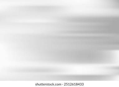 Neon Speed Silver Gradient Blurry Light Lines Pattern Background. Abstract Art Wallpaper. Vector Illustration. Banner. Backdrop. Technology. Curtain
