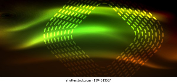 Neoneckige Formen, Linien auf hellem Hintergrund, Vektordesign