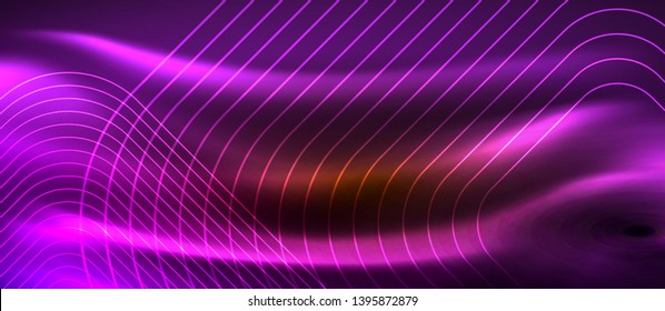 Neoneckige Formen, Linien auf hellem Hintergrund, Vektordesign