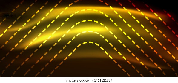 Neoneckige Formen, Linien auf hellem Hintergrund, Vektordesign
