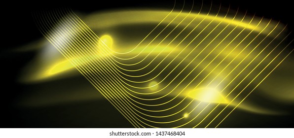 Neoneckige Formen, Linien auf hellem Hintergrund, Vektordesign