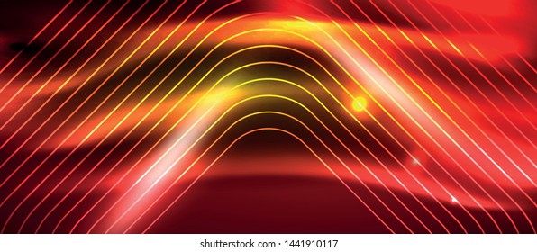 Neoneckige Formen, Linien auf hellem Hintergrund, Vektordesign