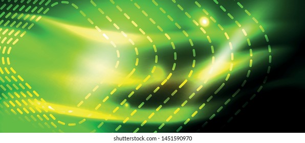 Neoneckige Formen, Linien auf hellem Hintergrund, Vektordesign
