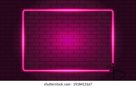 Brick Wall Background Neon Images, Stock Photos & Vectors | Shutterstock