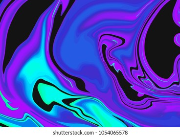 Neon stains on dark background.