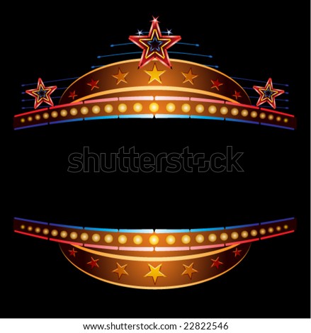 Neon with stars