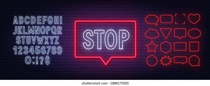 First Round Neon Sign Vector Boxing Stock Vector (Royalty Free ...