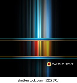 Neon Stripes Design - EPS10 Abstract Vector Background