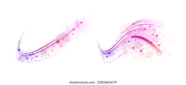 Neon stripes in the form of drill, turns and swirl. Speed of light concept background. Abstract background rotational border lines, png, effect, wave,neon,line. 