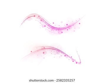 Neon stripes in the form of drill, turns and swirl. Speed of light concept background. Abstract background rotational border lines, png, effect, wave,neon,line. 