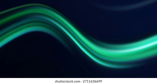 Listras de néon na forma de broca, voltas e redemoinho. Velocidade do plano de fundo do conceito de luz. Linhas de borda rotativas de plano de fundo abstratas.