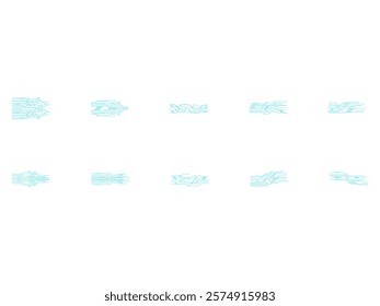 Neon Tech Circuit Element Set