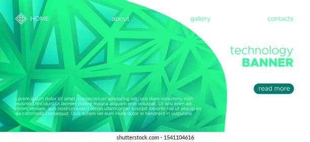 Neon Technology Geometric. Gradient Science Background. Business Landing Page. Digital Triangle Graphic. Glow Technology Pattern. Neon Science Landing Page. Green Technology Futuristic Presentation.