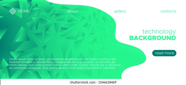 Neon Technology Wallpaper. Green Science Background. Futuristic Landing Page. Digital Triangle Graphic. Glow Technology Pattern. Neon Science Landing Page. Gradient Technology Business Illustration.