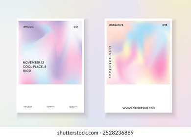 Neon Texture. Abstract Fluid. Modern Concept. Colourful White Backdrop. Spectrum Presentation. Pastel Design. Violet Geometry Cover. Blue Neon Texture