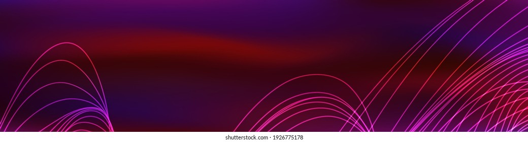 neon texture with different lines vector background