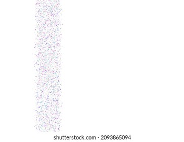 Neon Texture. Falling Glitter. Laser Carnaval Decoration. Unicorn Art. Shiny Banner. Flying Foil. Rainbow Sparkles. Pink Retro Confetti. Purple Neon Texture