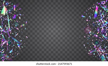 Neon Texture. Fantasy Foil. Iridescent Sparkles. Party Festival Template. Shiny Flyer. Bokeh Glare. Blue Disco Glitter. Luxury Art. Pink Neon Texture